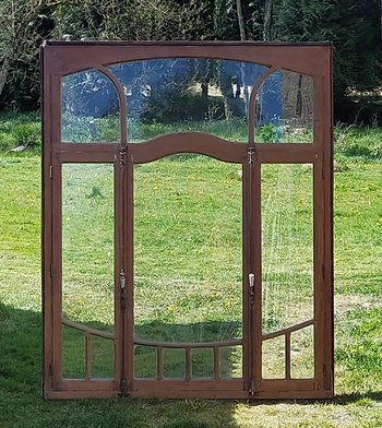 Fenêtres d'époque Art Deco Porte Fenêtre ancienne