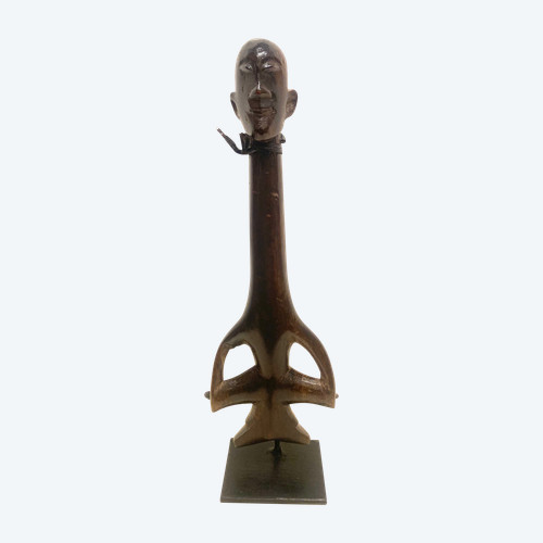 Anthropomorphe MOSSI-Flöte oder -Pfeife aus Burkina Faso 