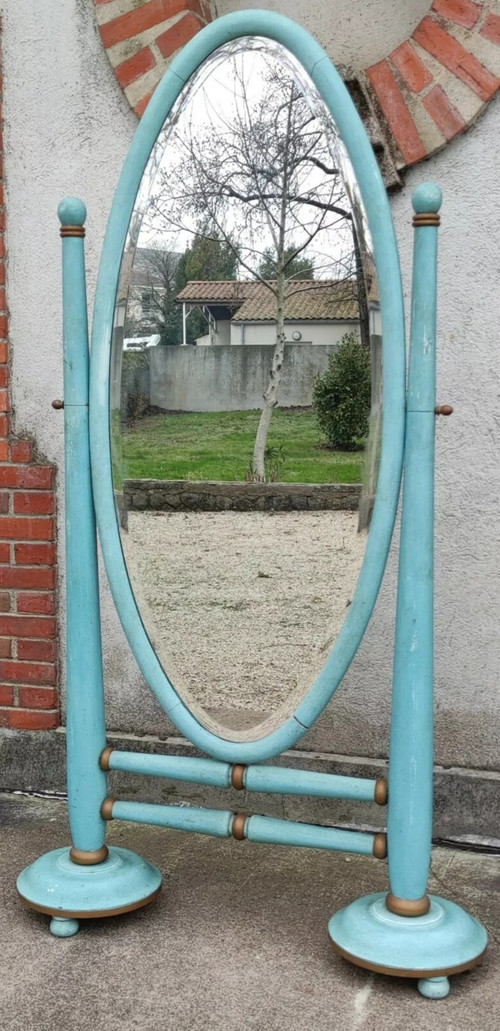 Alte große Art-Deco-Psyche