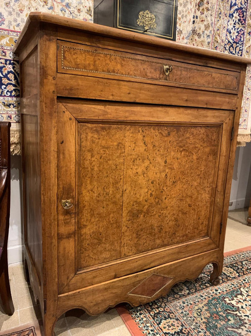 Buffet d'Appui en placage Loupe d'Amboine - Epoque XIXème