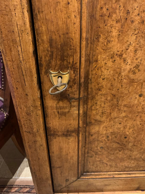 Buffet d'Appui en placage Loupe d'Amboine - Epoque XIXème