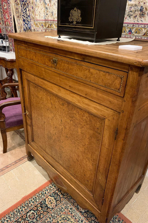 Buffet d'Appui en placage Loupe d'Amboine - Epoque XIXème