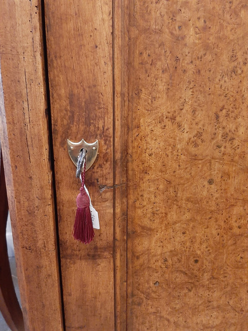 Buffet d'Appui en placage Loupe d'Amboine - Epoque XIXème