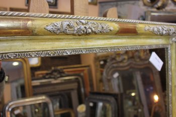 Antique Rectangle Mirror Patina And Gold 78 X 96