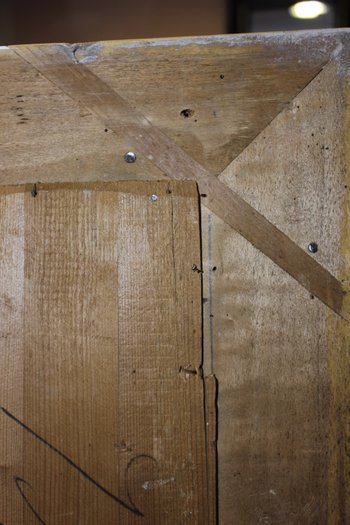 Antique Rectangle Mirror Patina And Gold 78 X 96