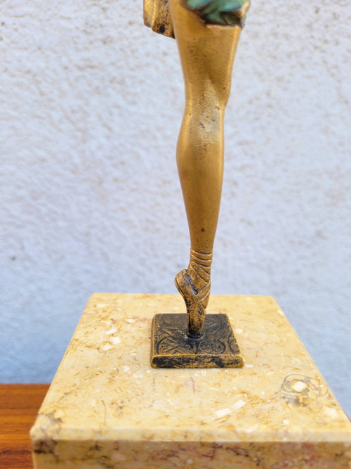 H Fournier, Ballerina-Tänzerin, Art Deco, 20. Jahrhundert