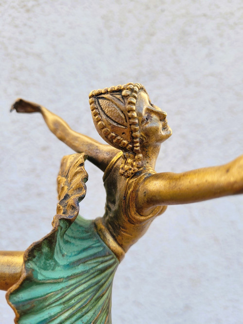 H Fournier, Ballerina-Tänzerin, Art Deco, 20. Jahrhundert