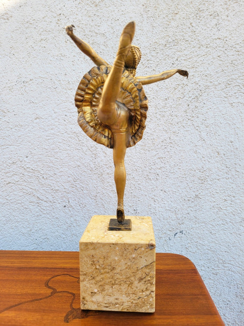 H Fournier, Ballerina-Tänzerin, Art Deco, 20. Jahrhundert