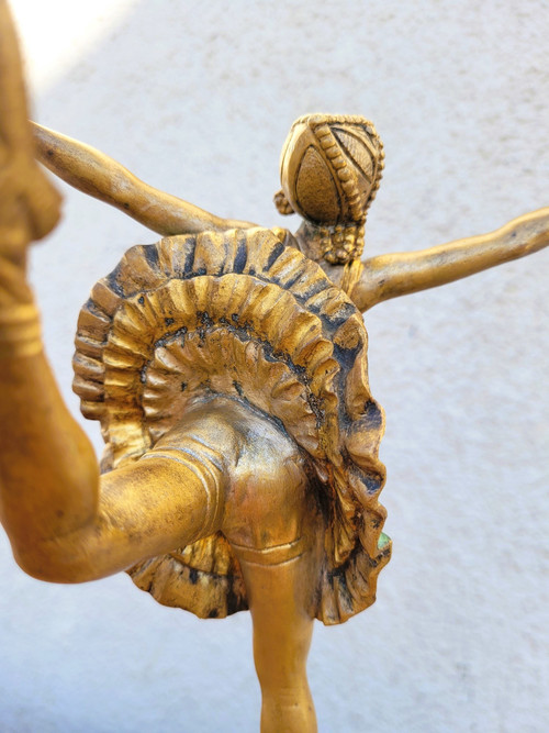 H Fournier, Ballerina-Tänzerin, Art Deco, 20. Jahrhundert