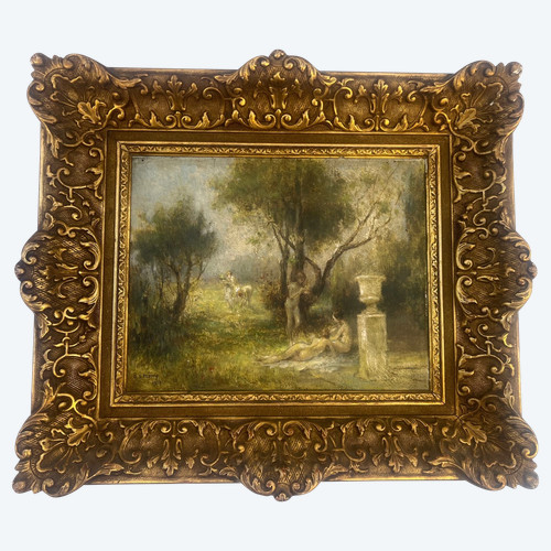 tableau Georges Sauveur MAURY 1872-1933 Baigneuses oeuvre datée 1918 