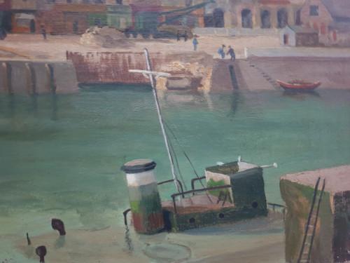 20th century French school - The port of Dieppe