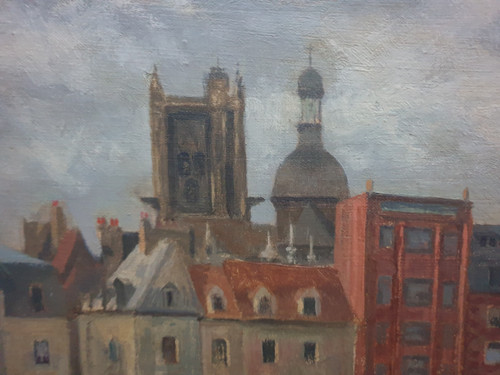 20th century French school - The port of Dieppe
