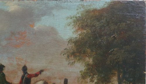 18th century Dutch school - Cavalry scene