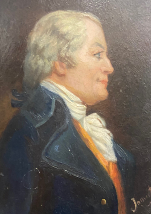 Profile portrait of Louis-Claude l'ORILLARD d'AUBIGNY