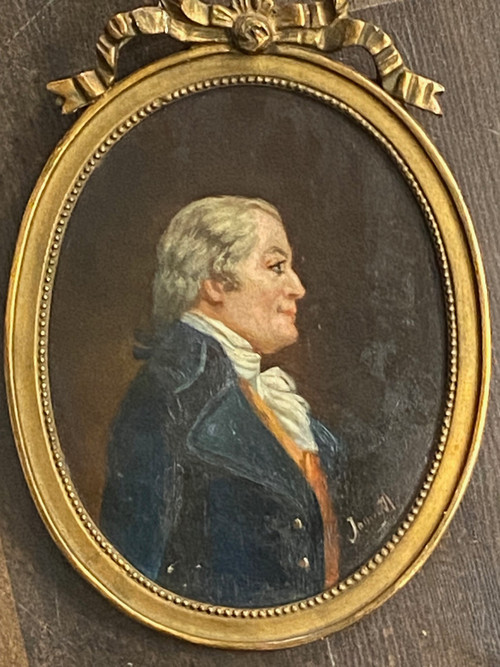 Profile portrait of Louis-Claude l'ORILLARD d'AUBIGNY