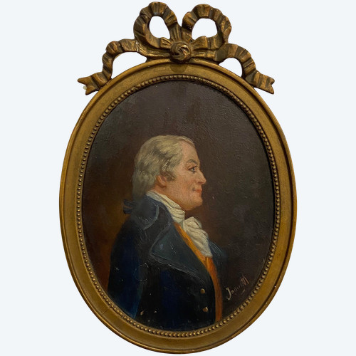 Profile portrait of Louis-Claude l'ORILLARD d'AUBIGNY