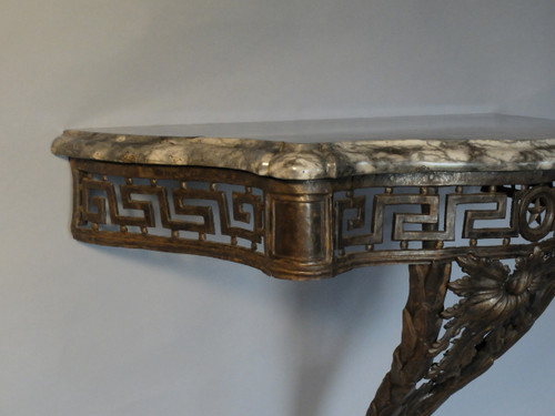 Console Transition en fer forgé, circa 1760/70 