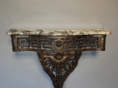 Console Transition en fer forgé, circa 1760/70 