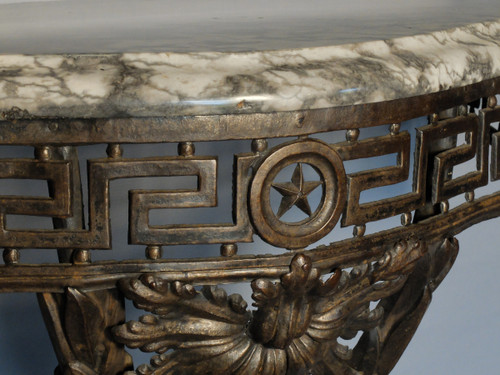 Console Transition en fer forgé, circa 1760/70 