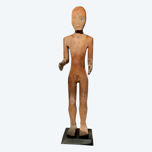 MANNEQUINO FUNERALE MASCHILE chiamato cultura Tau-Tau Toradja, Grandi Isole della Sonda, isola di Sulawesi,