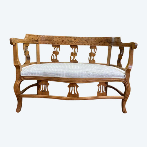 Art Nouveau period bench - sofa