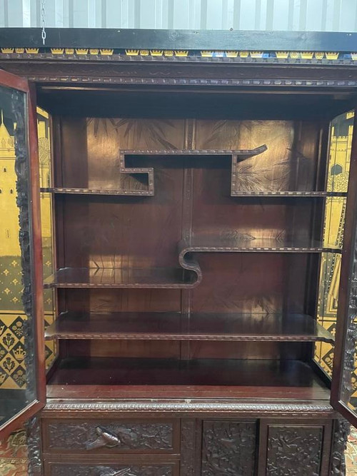 Libreria - Vetrina in stile asiatico/cinese