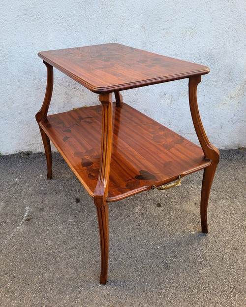 Majorelle, Table à Thé Aux Clématites, Art Nouveau, fin XIXème Début XXème Siècle