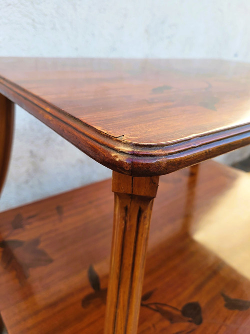 Majorelle, Table à Thé Aux Clématites, Art Nouveau, fin XIXème Début XXème Siècle