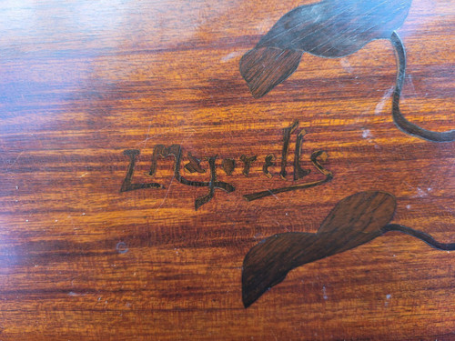 Majorelle, Table à Thé Aux Clématites, Art Nouveau, fin XIXème Début XXème Siècle