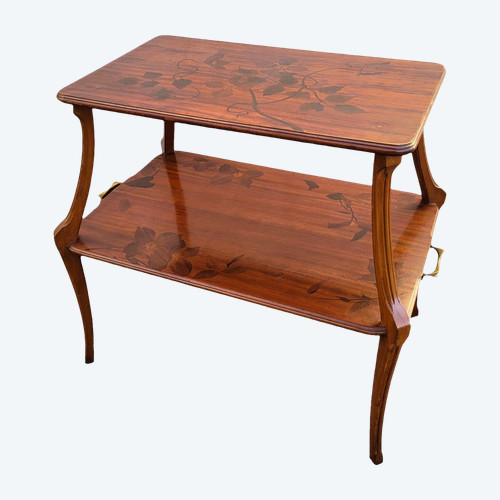 Majorelle, Table à Thé Aux Clématites, Art Nouveau, fin XIXème Début XXème Siècle