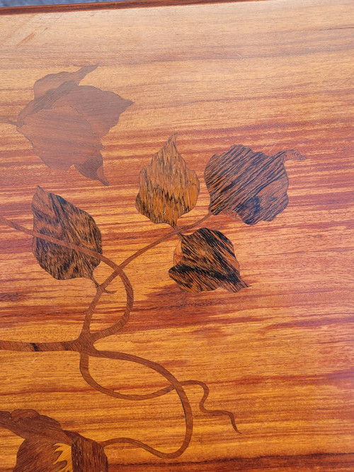 Majorelle, Table à Thé Aux Clématites, Art Nouveau, Fin XIXème Début XXème Siècle