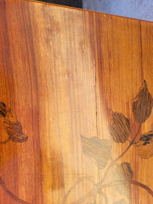 Majorelle, Table à Thé Aux Clématites, Art Nouveau, Fin XIXème Début XXème Siècle