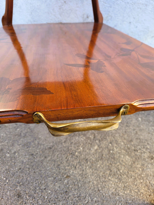 Majorelle, Table à Thé Aux Clématites, Art Nouveau, Fin XIXème Début XXème Siècle