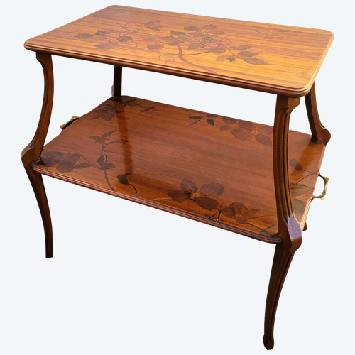 Majorelle, Table à Thé Aux Clématites, Art Nouveau, Fin XIXème Début XXème Siècle