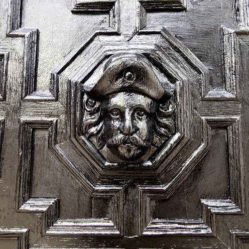 Credenza in lacca nera del XVIII secolo