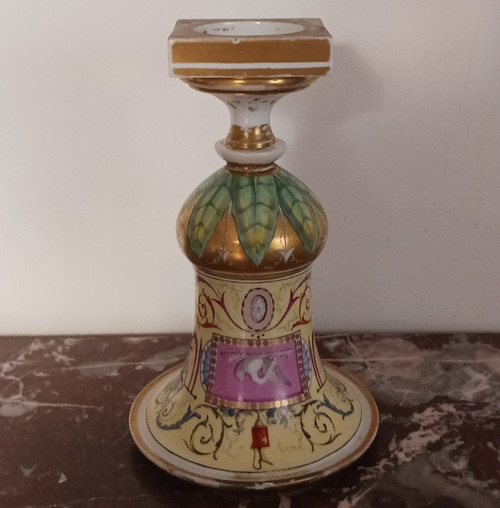 Parigi 1790 circa - grande vaso in porcellana medicea - decorazione Salembier
