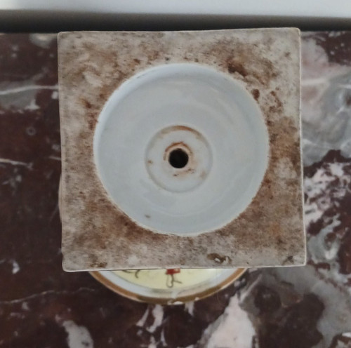 Parigi 1790 circa - grande vaso in porcellana medicea - decorazione Salembier