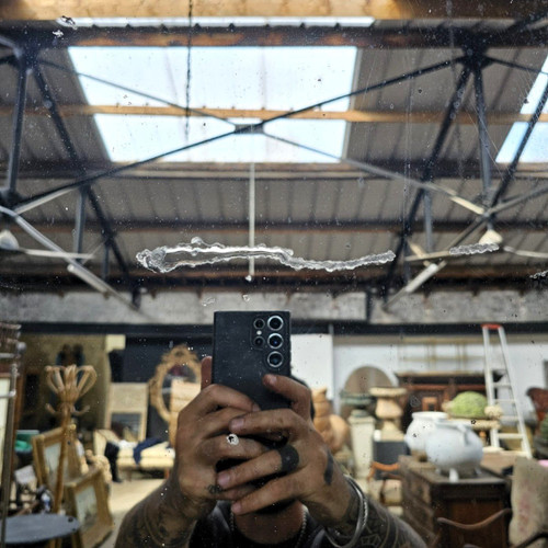 Large 19th century mirror