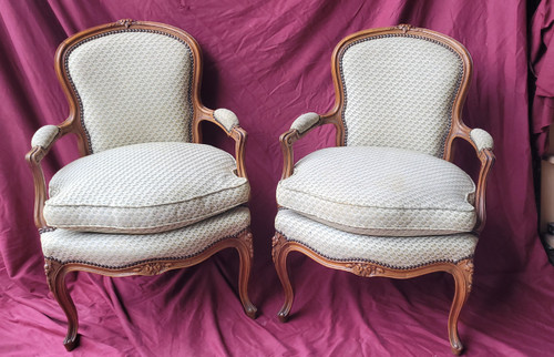 Paar Sessel Louis XV