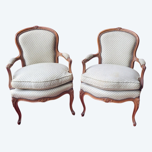 Paar Sessel Louis XV