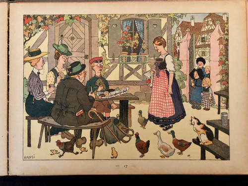 Mon Village ,ceux qui n’oublient pas, par l’Oncle Hansi, édition Floury, imprimerie .Kapp 1913