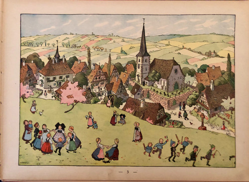 Mon Village ,ceux qui n’oublient pas, par l’Oncle Hansi, édition Floury, imprimerie .Kapp 1913