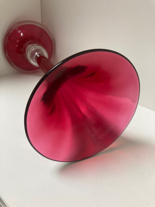 Vaso a cono rosso