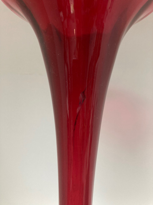 Vaso a cono rosso