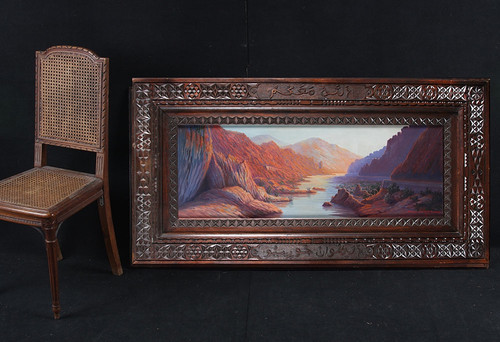 Orientalist, 147 cm, by Antoine JORIOT, dated: 1941, Algeria