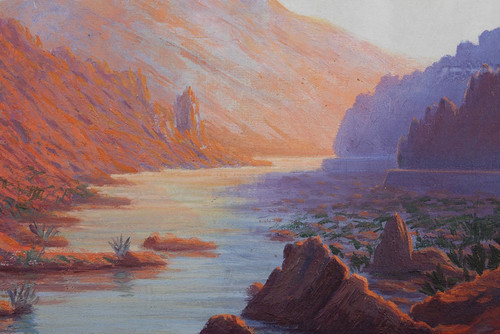 Orientalist, 147 cm, by Antoine JORIOT, dated: 1941, Algeria