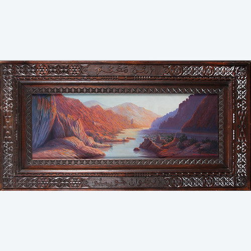 Orientalist, 147 cm, by Antoine JORIOT, dated: 1941, Algeria
