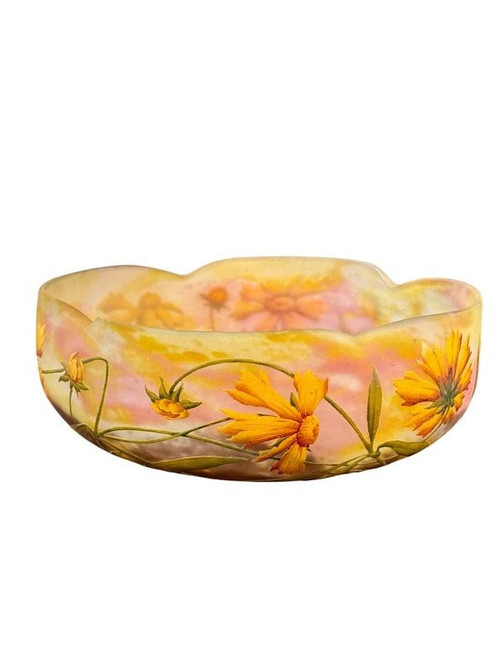 Daum Nancy Jugendstil-Schale "Margeriten"