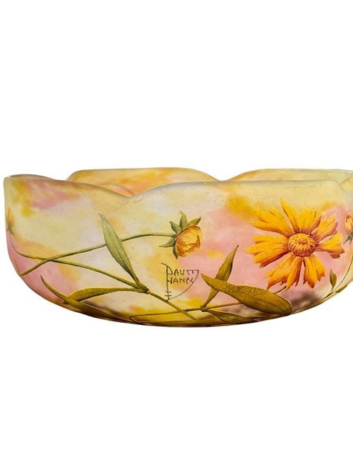 Daum Nancy Jugendstil-Schale "Margeriten"