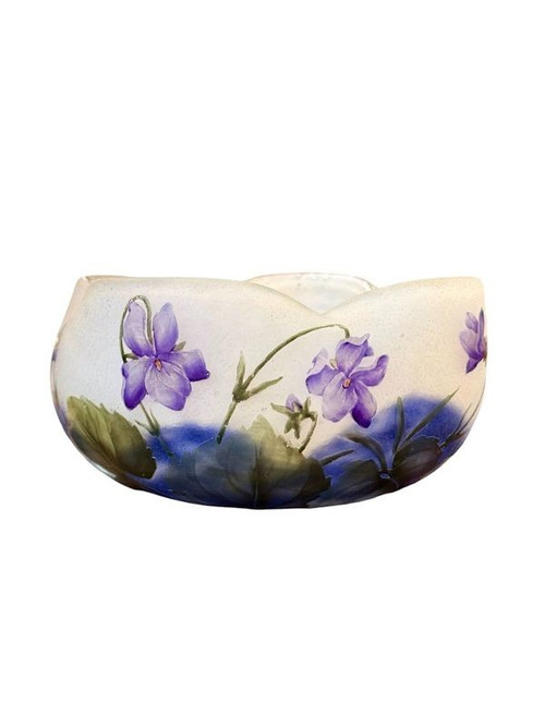 Daum Nancy Jugendstil-Schale "Veilchen"